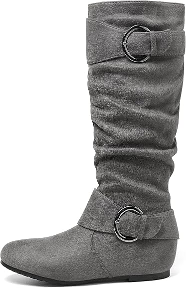 women's boots – discover the latest high buckle & hidden wedge winter fashion