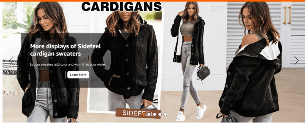 “Women’s hooded fleece-lined winter cardigan sweater with buttons and pockets – cozy winter outfit 2025”