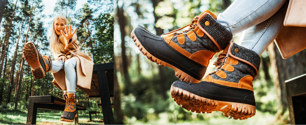 cozy insulated duck boots for women waterproof design