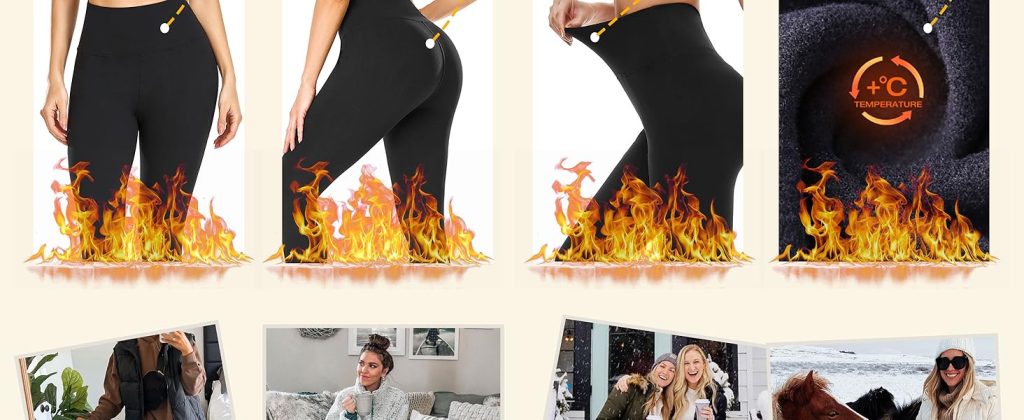 Leggings Women Tummy Winter Warm Soft Yoga Pants