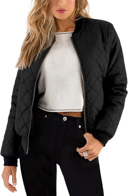 Zeagoo-Womens-Bomber-Jacket-–-Casual-Zip-Up-Spring-Fall-Coat-S–XXL