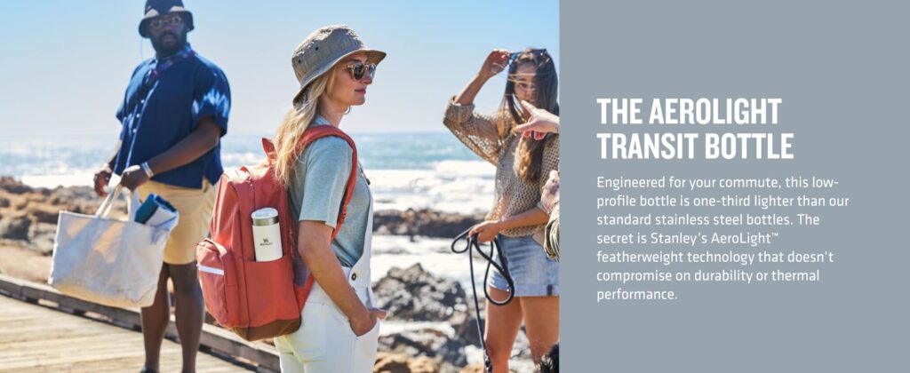 Stanley Quencher H2.0 Tumbler with Handle and Straw – 40oz Rose Quartz (USA Edition