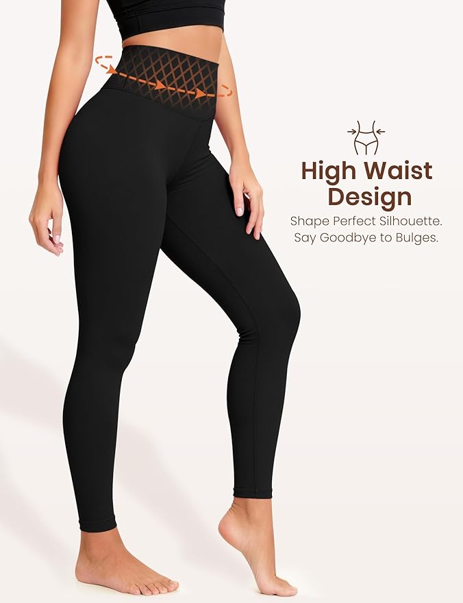 Leggings for Women - High Waisted Full Length Buttery Soft Yoga Pants for Workout Athletic Daily Leggings for Women - High Waisted Full Length Buttery Soft Yoga Pants for Workout Athletic Daily