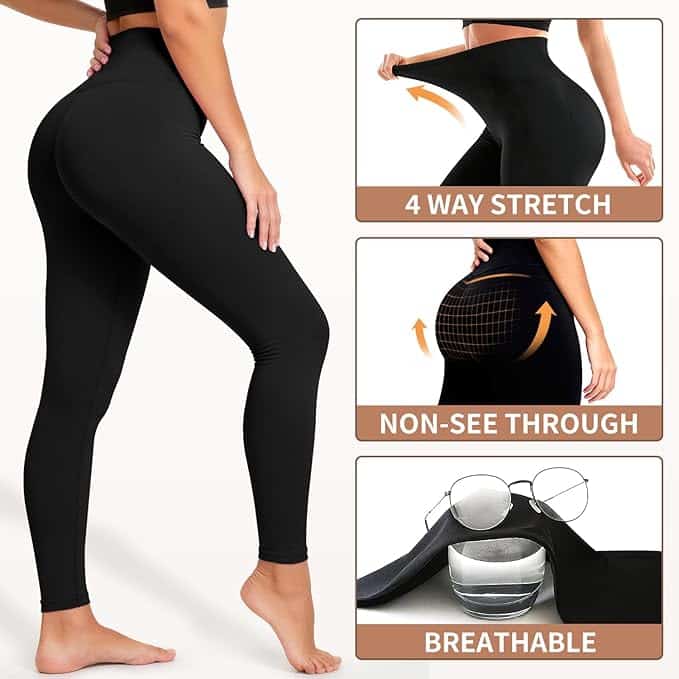 Leggings for Women - High Waisted Full Length Buttery Soft Yoga Pants for Workout Athletic Daily Leggings for Women - High Waisted Full Length Buttery Soft Yoga Pants for Workout Athletic Daily