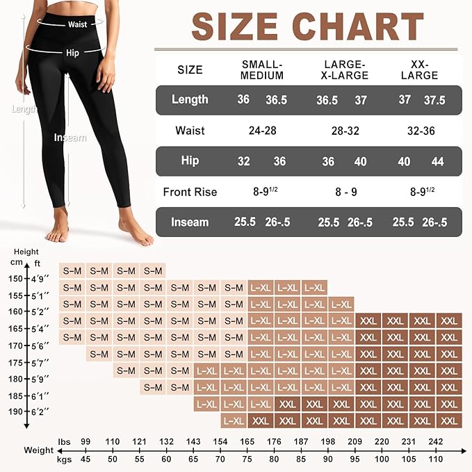 Leggings for Women - High Waisted Full Length Buttery Soft Yoga Pants for Workout Athletic Daily Leggings for Women - High Waisted Full Length Buttery Soft Yoga Pants for Workout Athletic Daily