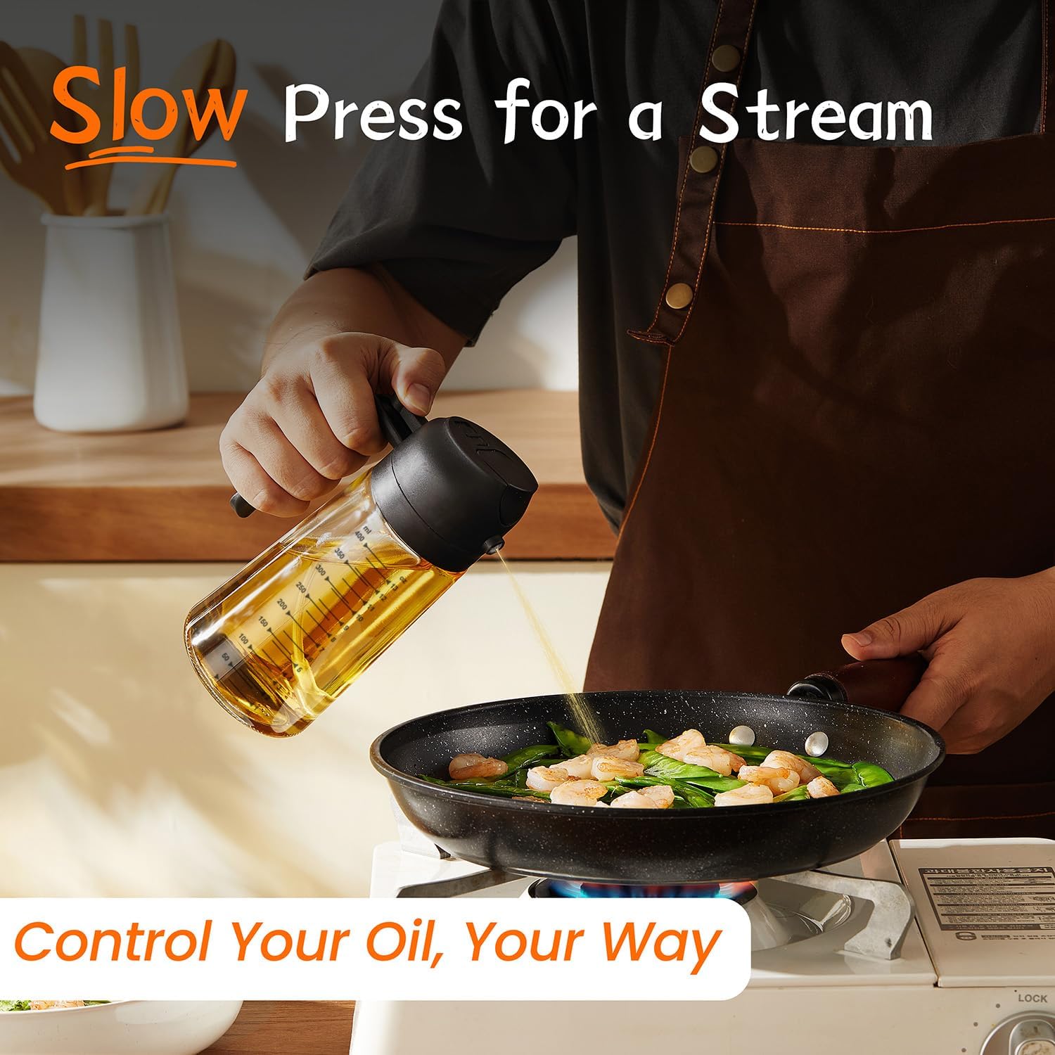 Most Kitchens Use Too Much Oil — This Glass Olive Oil Sprayer Fixes That