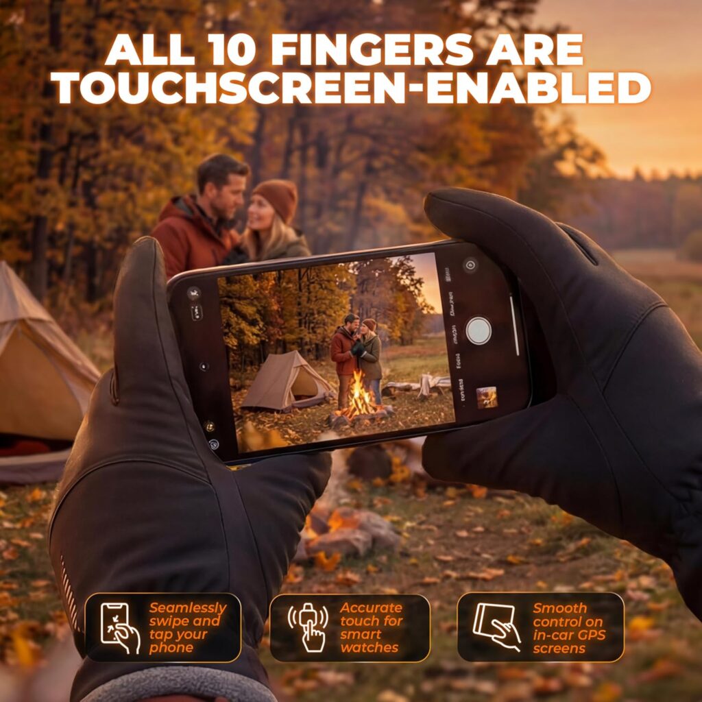 Rivmount Winter Waterproof Gloves Review Warm, Lightweight and Touchscreen Ready