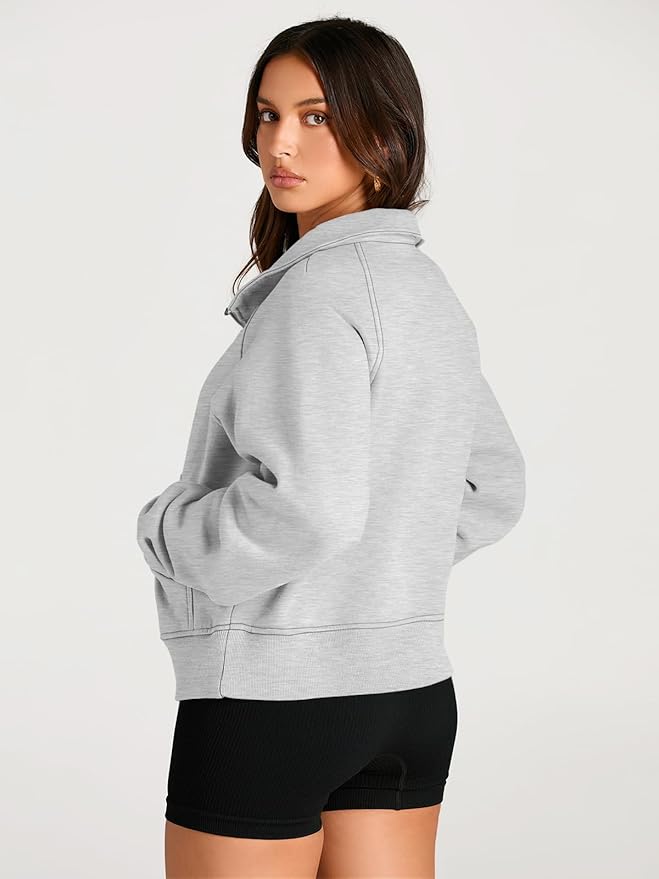 Womens Sweatshirts Half Zip Cropped Pullover Fleece Quarter Zipper Hoodies 2026 Fall Fashion Outfits Clothes Womens Sweatshirts Half Zip Cropped Pullover Fleece Quarter Zipper Hoodies 2026 Fall Fashion Outfits Clothes