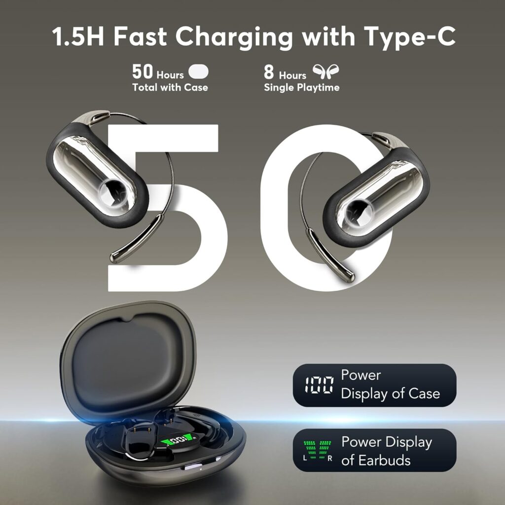 168 Languages AI Translation Earbuds, Bluetooth 5.4 Headphones Translator, 4-in-1 Smart Mode Touch Screen Real
