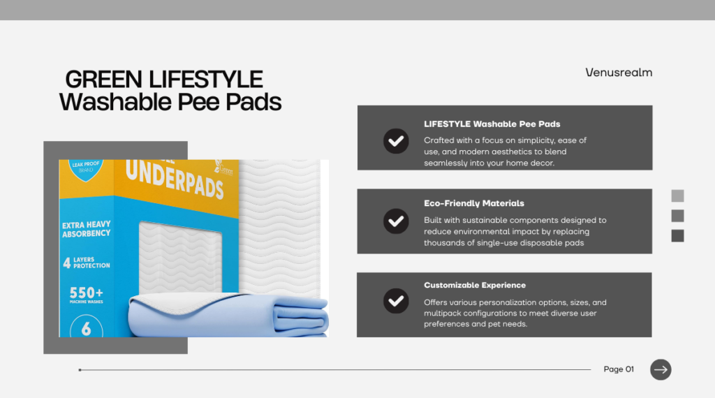 Why GREEN LIFESTYLE Washable Pee Pads are the #1 Solution for smart pet parents.