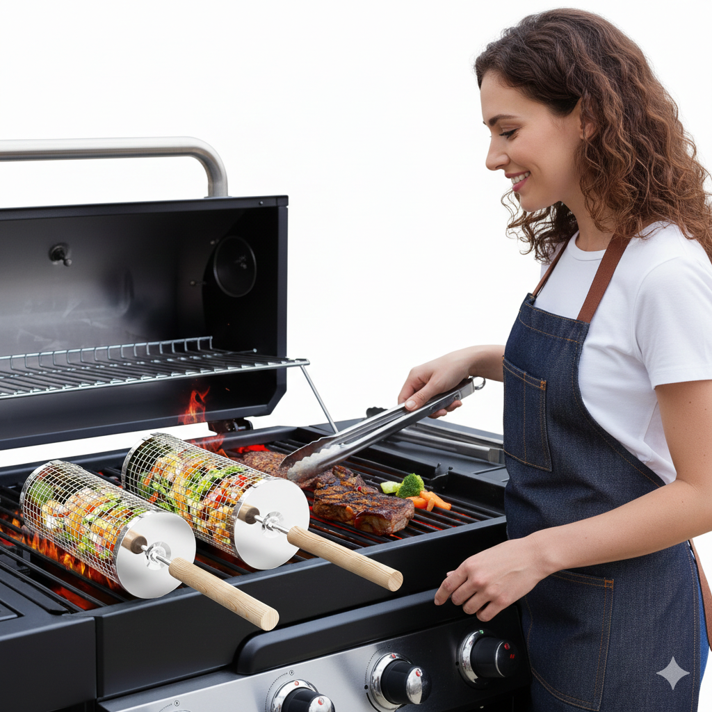 Best Rolling Grill Basket Review: Tested for BBQ, Smokers, and Outdoor Cooking