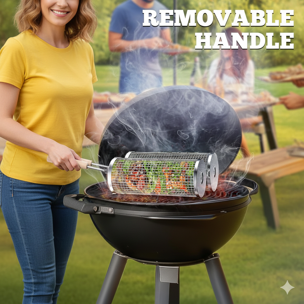 Best Rolling Grill Basket Review: Tested for BBQ, Smokers, and Outdoor Cooking
