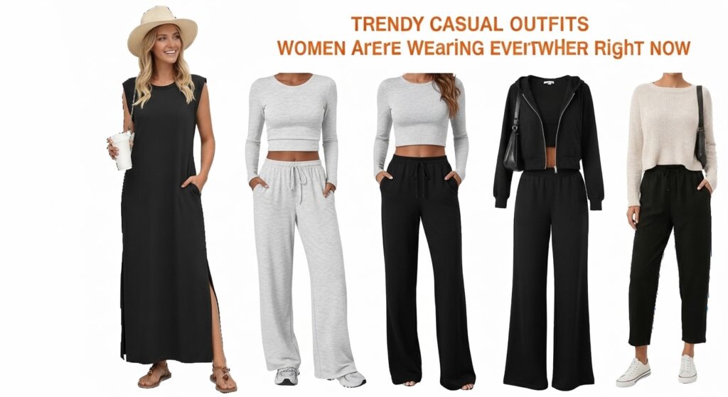Trendy Casual Outfits Women Are Wearing Everywhere Right Now
